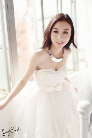 甜美婚纱照 留下幸福的记忆