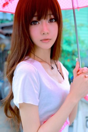 清新鼓浪屿的美女
